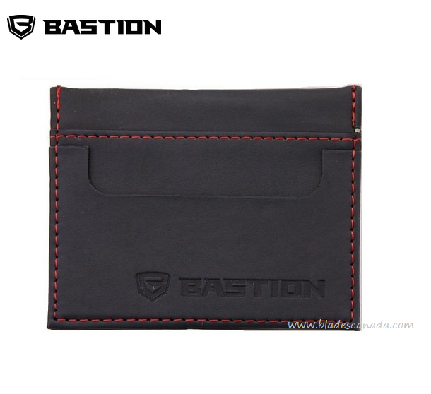 Bastion Minimalist Men's Wallet, PU Leather Black, BSTN04